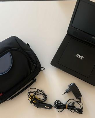 LETTORE DVD TREVI PORTATILE CON CUSTODIA PER AUTO