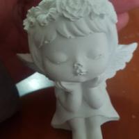 angioletto fatto in gesso
