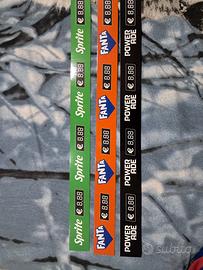  strisce pubblicitarie coca cola monster burn zero