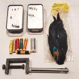 Mosche da pesca, attrezzi usati per la costruzione