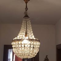 Lampadario con gocce 
