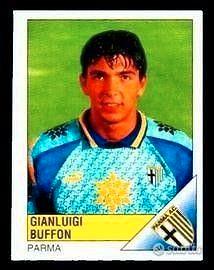 Figurina Buffon album calciatori panini Parma
