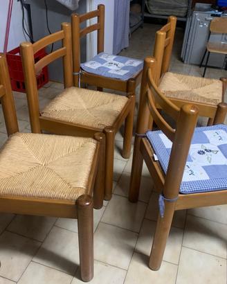 sedie in legno