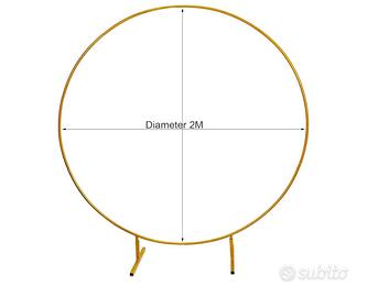 YALLOVE Kit per arco a palloncino rotondo, 2m,