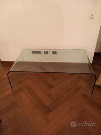 Tavolino in cristallo salotto