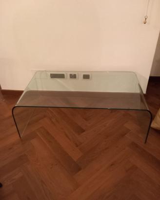 Tavolino in cristallo salotto