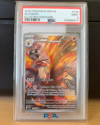 Blaziken Destined Rivals inglese PSA 9