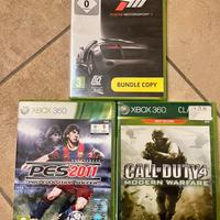 Xbox360 Forzamoto sport3 call of duty 4 pes 2011