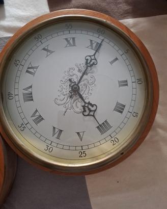orologio e barometro vintage