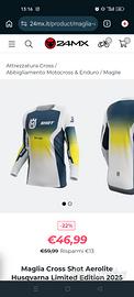 Maglia Enduro Husqvarna Shot Aerolite