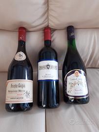 Bottiglie di vino rosso pregiato da collezione - Collezionismo In