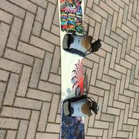 Snowboard 160cm + Attacchi Flow