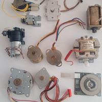 lotto motorini e bobine 14 pezzi