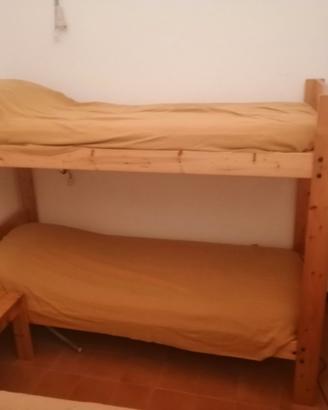 Letto a castello in legno