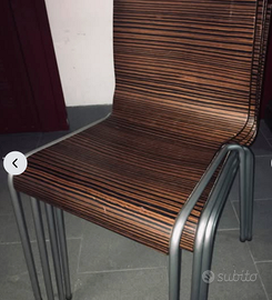 4 Sedie Calligaris mod. "ONLINE", impilabili