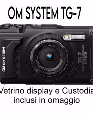 Fotocamera subacquea OM SYSTEM Tough TG-7 NUOVA