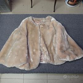 coprispalle pelliccia lapin vintage