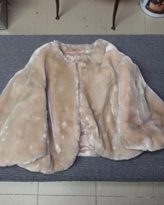 coprispalle pelliccia lapin vintage
