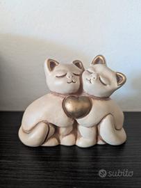 Thun coppia di gattini vintage