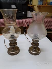 lampade da comodino in peltro