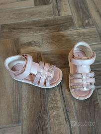 Sandali Superga bimba n. 23 rosa glitter pelle