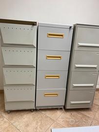 Schedario in metallo