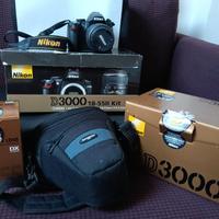 Reflex Nikon D3000 + AF-S DX 18-55 mm