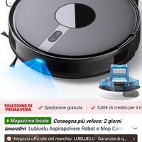 Robot aspira lava pavimenti 