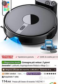 Robot aspira lava pavimenti 
