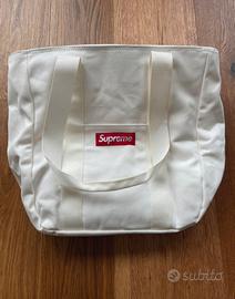 Supreme Borsa tote bianca