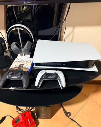 PS5 1 tb con lettore + 2 dualsense