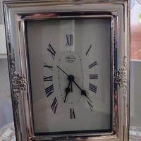 Orologio da tavolo argento cm 17x13