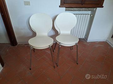 4 sedie impilabili