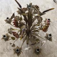 Lampadario da soffitto in ferro battuto