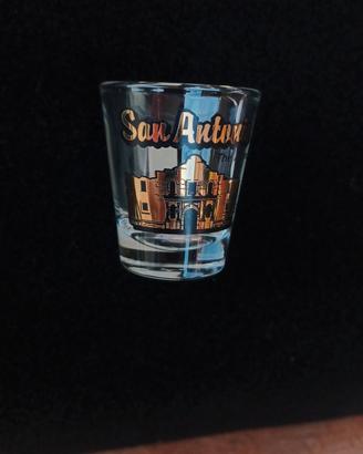 Shot Glass San Antonio Alamo - Ricordo Texas!
