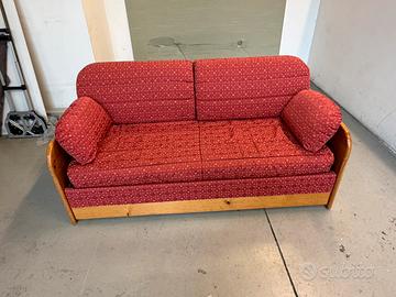 DIVANO LETTO - con Doghe in Legno