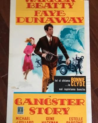 Gangster Story Locandina originale Faye Dunaway