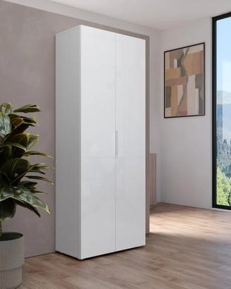  armadio in legno  bianco