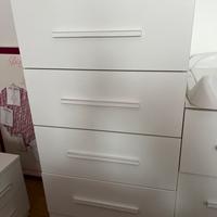 Cassettiera legno bianco
