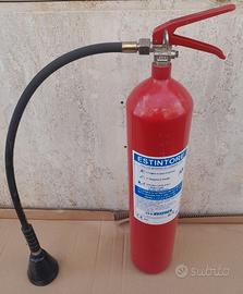 Estintore portatile Anidride Carbonica 5 kg.