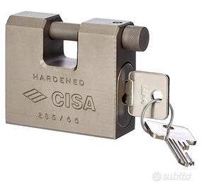 Lucchetto Cisa monoblocco  in acciaio inox