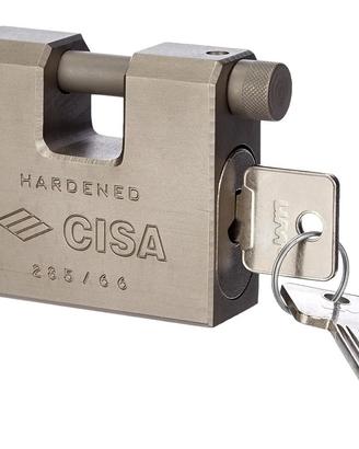 Lucchetto Cisa monoblocco  in acciaio inox
