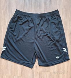 Pantaloncini sportivi nero uomo. Powersport. XL