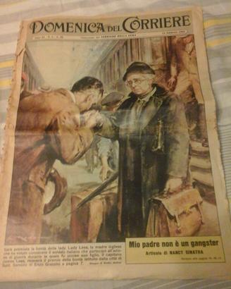 DOMENICA DEL CORRIERE Anni '60 / '65 n. 6 pezzi