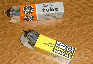 Valvole termoioniche nuove con scatola ed usate