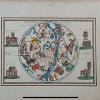 Planisfero antico Cassini 1800 mappa