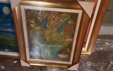 Dipinto su masonite, 50x40, cornice 58x48