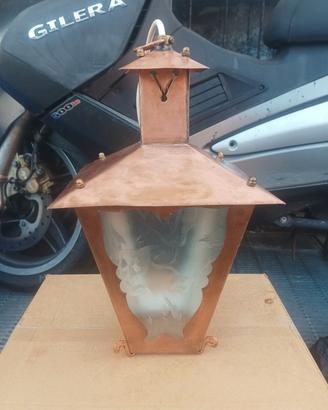 Lampada in rame 