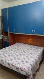 armadio a incasso con letto matrimoniale 