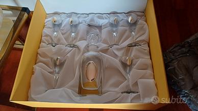 servito liquore argento  e cristallo